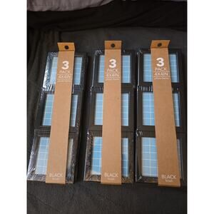 Black Mini Photo Frames 9 Pack 4x4 Inch Harbor Town Industries New Home Decor